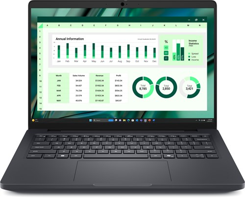 DELL Pro Max 14 MC14250 Intel Core Ultra 7 265H Mobiel werkstation 35,6 cm (14") Touchscreen Full HD+ 32 GB LPDDR5x-SDRAM 1 TB SSD NVIDIA RTX PRO 500 Blackwell Wi-Fi 7 (802.11be) Windows 11 Pro US Int