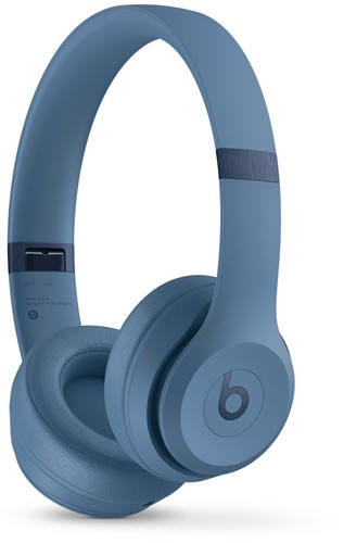 Apple Beats Solo 4 Hoofdtelefoons Bedraad en draadloos Hoofdband Oproepen/muziek USB Type-C Bluetooth Blauw