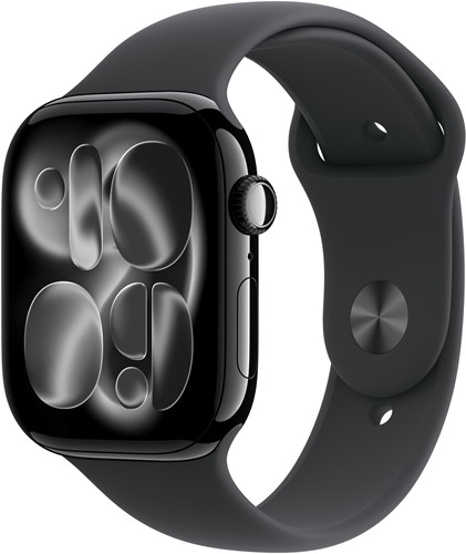 Apple Watch Series 11 OLED 46 mm Digitaal 416 x 496 Pixels Touchscreen Zwart Wifi GPS