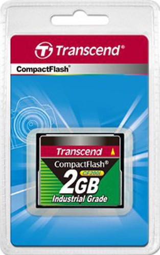 Transcend TS2GCF200I flashgeheugen 2 GB CompactFlash-2