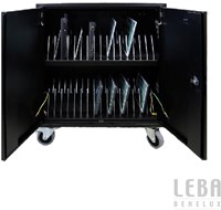 De Charging Cart Leba NoteCart Flex 24 2.0 USB-C 12 watt laptopkar-3