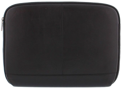 Manasse Laptop Sleeve 14" Zwart soft nappaleer