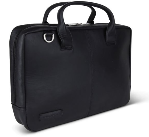 Nappa Leren Laptoptas 15.6" Zwart