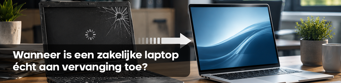 Wanneer is een zakelijke laptop écht aan vervanging toe? 7 herkenbare signalen
